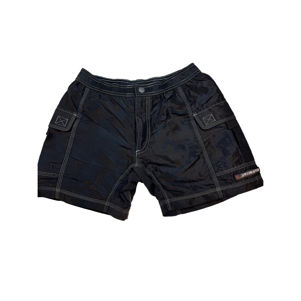 Specialized Cargo Cycling Shorts Mens Small Black Contrast Stitching